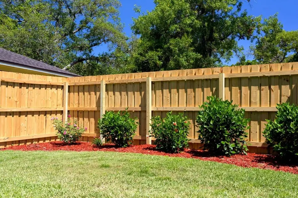 wood fencing